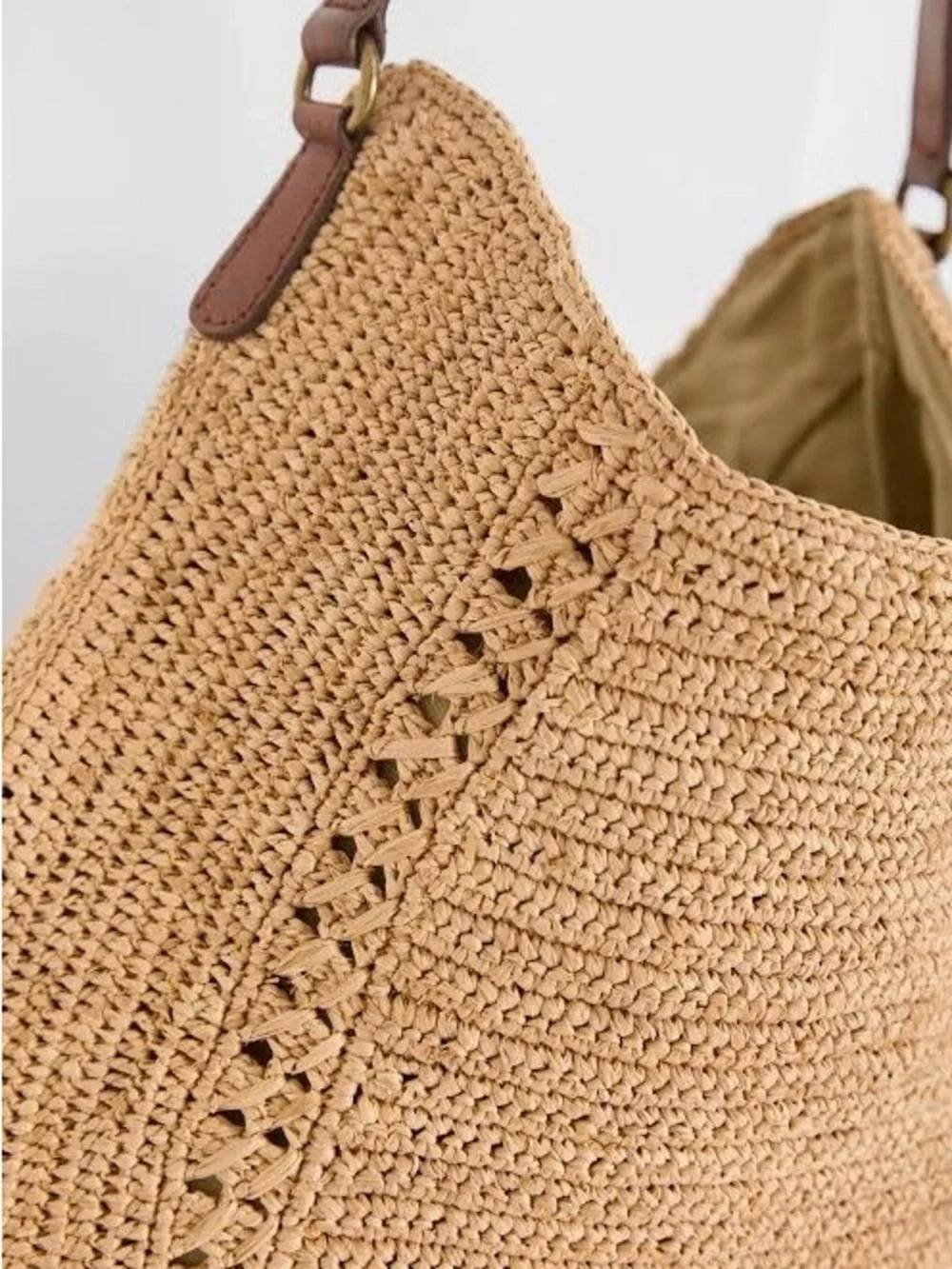 IBELIV Raffia Hobo Shoulder Bag